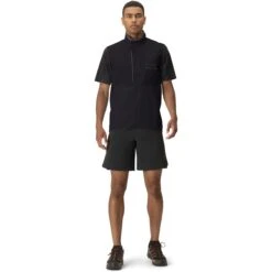 Norrona Senja Aero90 Vest Men - Caviar -RunGear Elite norrona senja aero90 herren weste caviar model 1 1399812