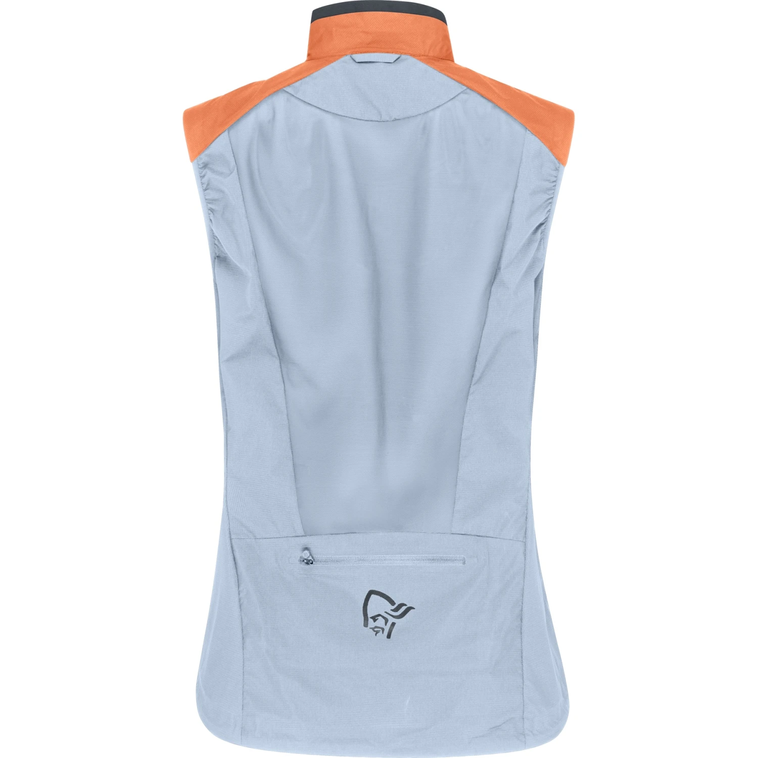 Norrona Senja Aero90 Vest Women - Flamingo/Blue Fog 3 Norrona Senja Aero90 Vest Women - Flamingo/Blue Fog - Image 3