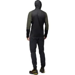 Norrona Senja Alpha90 Zip Hood Jacket Men - Olive Night -RunGear Elite norrona senja alpha90 zip hood jacket men olive night 5 1518629