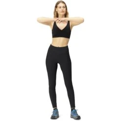 Norrona Senja Equaliser Stretch Tights Women - Caviar -RunGear Elite norrona senja equaliser stretch tights women caviar model 1 1399880