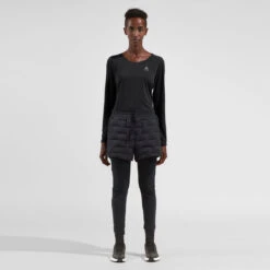 Odlo Zeroweight Insulator Running Shorts Women - Black -RunGear Elite odlo damen zeroweight insulator lauf shorts schwarz 323521 15000 3 1554654