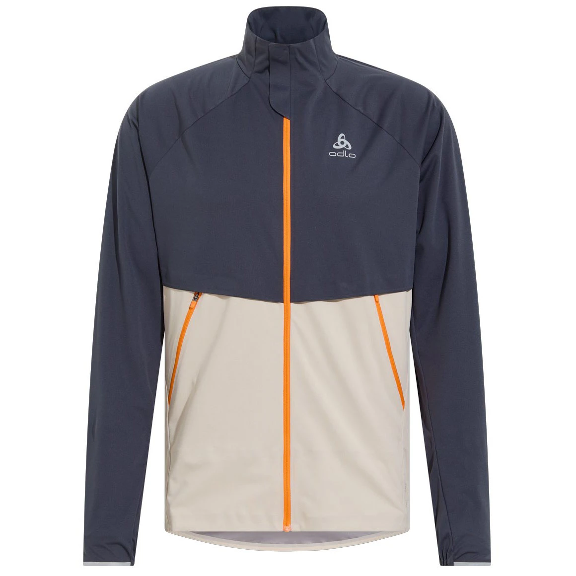 Odlo Zeroweight Pro Warm Running Jacket Men - Silver Cloud - India Ink 1 Odlo Zeroweight Pro Warm Running Jacket Men - Silver Cloud - India Ink
