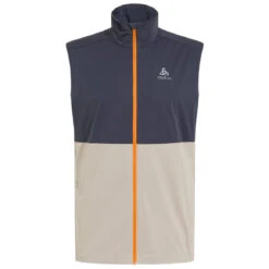 Odlo Zeroweight Warm Vest Men - Silver Cloud - India Ink