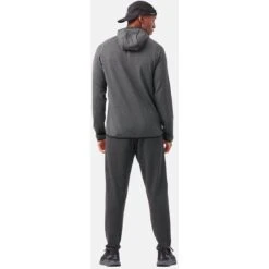 Odlo Men's Run Easy Midlayer Hoody - Black Melange -RunGear Elite odlo mens run easy 365 midlayer hoody black melange 7 1329480