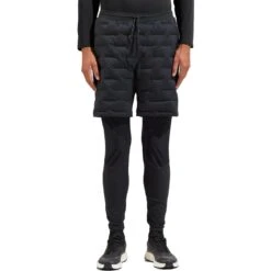 Odlo Zeroweight Insulator Running Shorts Men - Black -RunGear Elite odlo mens zeroweight insulator running shorts black 3 1556713