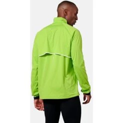 Odlo Zeroweight Pro Warm Running Jacket Men - Lime Green - Black -RunGear Elite odlo mens zeroweight pro warm running jacket lime green black 2 1329776