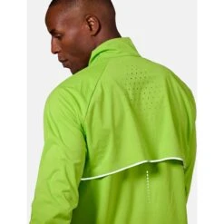 Odlo Zeroweight Pro Warm Running Jacket Men - Lime Green - Black -RunGear Elite odlo mens zeroweight pro warm running jacket lime green black 4 1329778