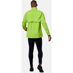 Odlo Zeroweight Pro Warm Running Jacket Men - Lime Green - Black -RunGear Elite odlo mens zeroweight pro warm running jacket lime green black 6 1329780