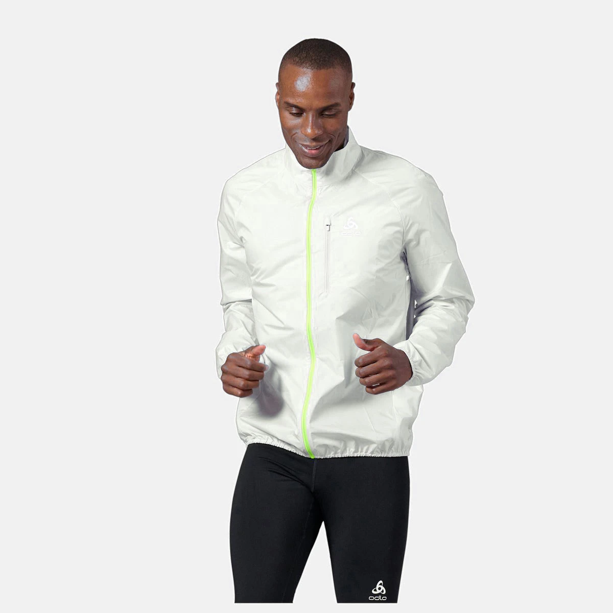 Odlo Zeroweight Running Jacket Men - Odlo Silver Grey - Lounge Lizard 3 Odlo Zeroweight Running Jacket Men - Odlo Silver Grey - Lounge Lizard - Image 3