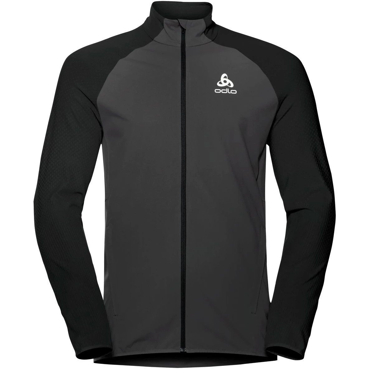 Odlo Zeroweight Warm Hybrid Running Jacke Men - Black 1 Odlo Zeroweight Warm Hybrid Running Jacke Men - Black