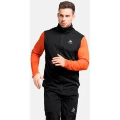 Odlo Zeroweight Warm Vest Men - Black -RunGear Elite odlo mens zeroweight warm vest black 1 1329811