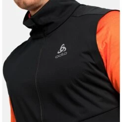 Odlo Zeroweight Warm Vest Men - Black -RunGear Elite odlo mens zeroweight warm vest black 4 1329814