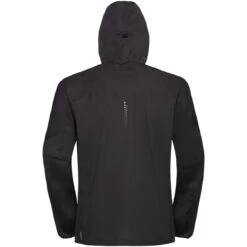 Odlo Zeroweight Waterproof Running Jacket Men - Black -RunGear Elite odlo mens zeroweight waterproof running jacket black 4 1144623