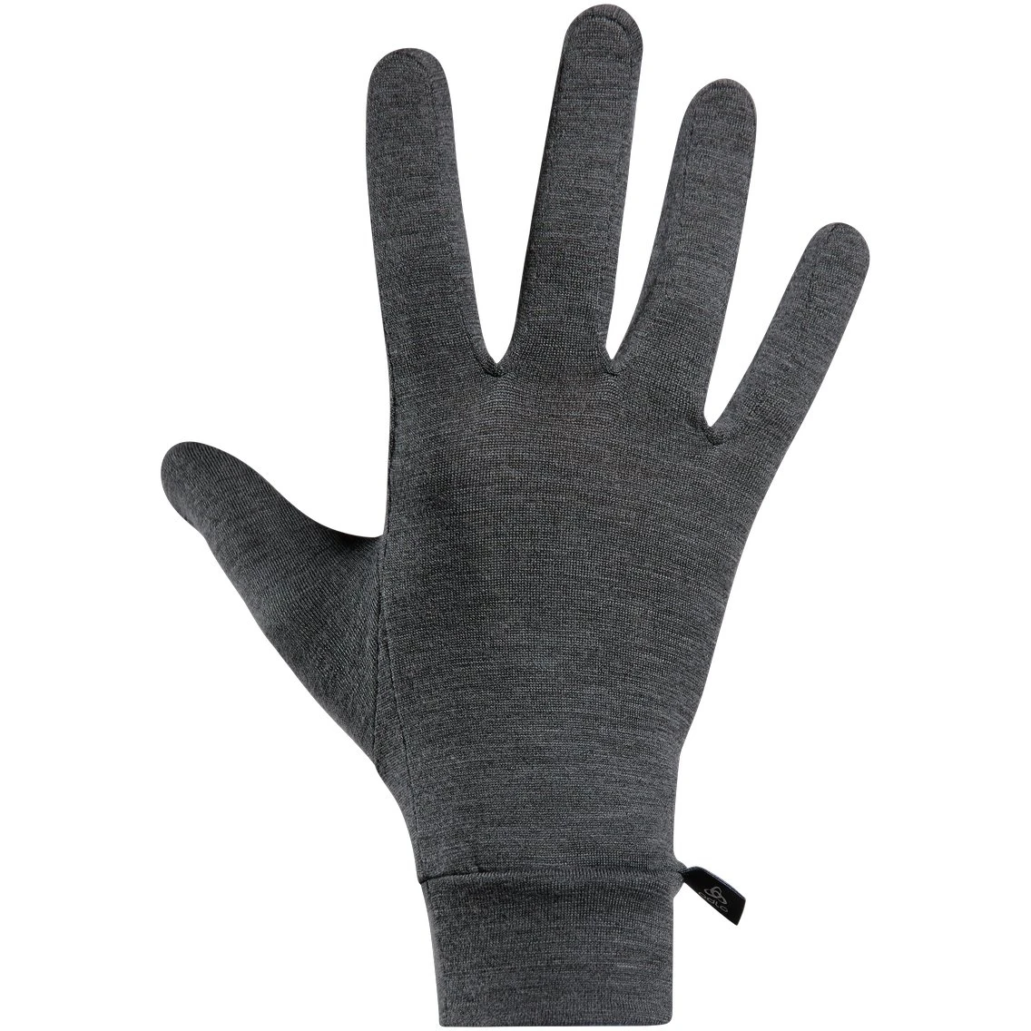 Odlo Revelstoke Performance Wool Liner Gloves - Odlo Graphite Grey Melange 1 Odlo Revelstoke Performance Wool Liner Gloves - Odlo Graphite Grey Melange