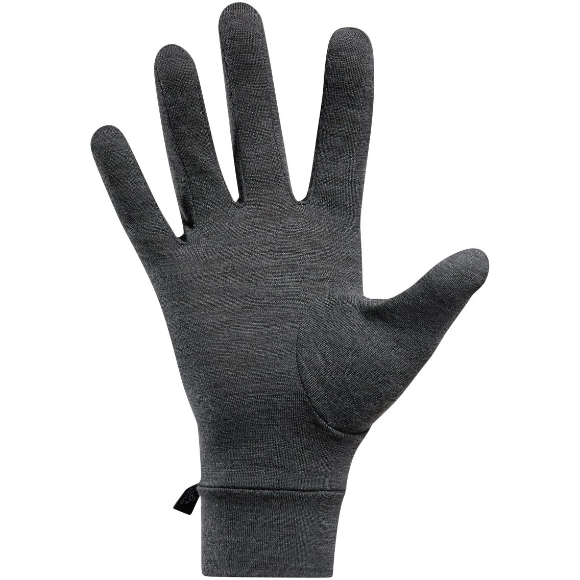 Odlo Revelstoke Performance Wool Liner Gloves - Odlo Graphite Grey Melange 2 Odlo Revelstoke Performance Wool Liner Gloves - Odlo Graphite Grey Melange - Image 2