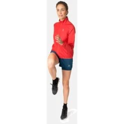 Odlo Essentials Light Running Jacket Women - American Beauty -RunGear Elite odlo womens essential light running jacket american beauty 4 1406493