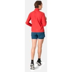 Odlo Essentials Light Running Jacket Women - American Beauty -RunGear Elite odlo womens essential light running jacket american beauty 5 1406494