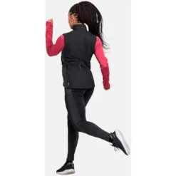 Odlo Women's Run Easy S-Thermic Vest - Black -RunGear Elite odlo womens run easy s thermic vest black 7 1328230