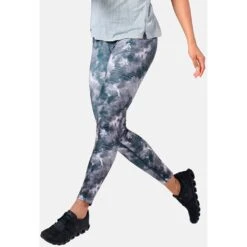 Odlo Women's Zeroweight Print Reflective Running And Training Tights - Black -RunGear Elite odlo womens zeroweight print reflective running and training tights black 1 1328491