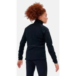 Odlo Women's Zeroweight Pro Warm Reflective Running Jacket 323111 - Black -RunGear Elite odlo womens zeroweight pro warm reflective running jacket black 3 1328574