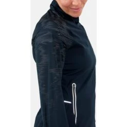 Odlo Women's Zeroweight Pro Warm Reflective Running Jacket 323111 - Black -RunGear Elite odlo womens zeroweight pro warm reflective running jacket black 8 1328579
