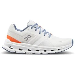 On Running On Cloudrunner Wide Women Running Shoe - Undyed-White & Flame -RunGear Elite on cloudrunner wide women running shoe undyed white flame 3 1522879
