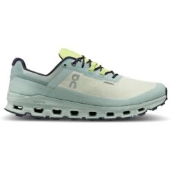 On Running On Cloudvista Waterproof Trailrunning Shoe - Chalk & Moss -RunGear Elite on cloudvista waterproof trailrunning shoe chalk moss 6 1460420