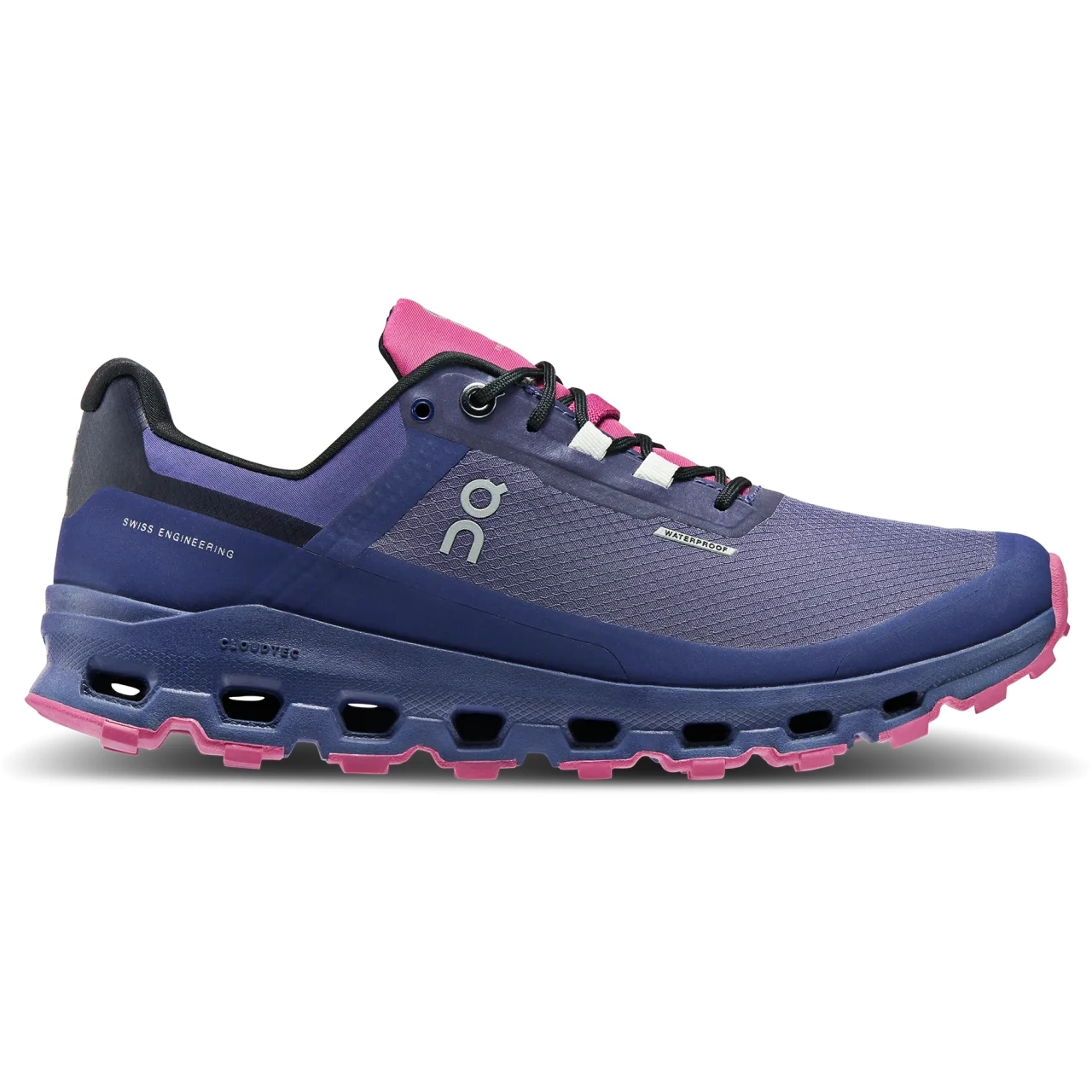 On Running On Cloudvista Waterproof Women Trailrunning Shoe - Flint & Acai 2 On Running On Cloudvista Waterproof Women Trailrunning Shoe - Flint & Acai - Image 2