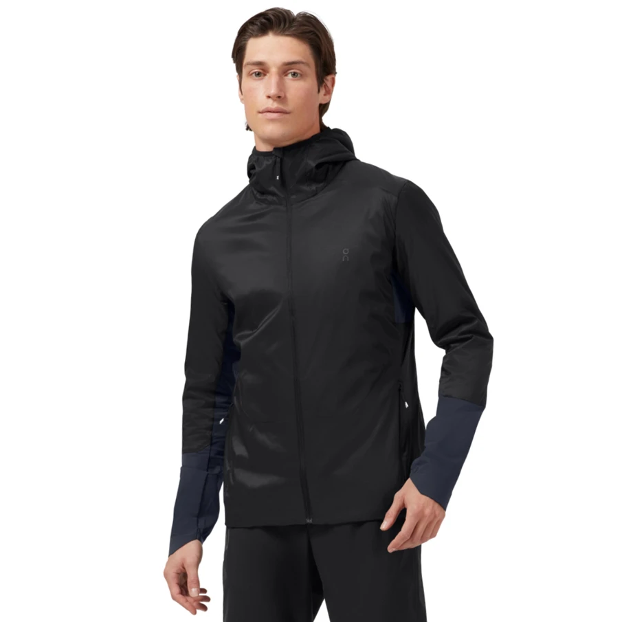 On Running On Insulator Jacket - Black & Navy 1 On Running On Insulator Jacket - Black & Navy