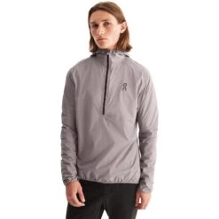 On Running On Waterproof Anorak Men - Zinc -RunGear Elite on waterproof anorak men zinc 2 1531841