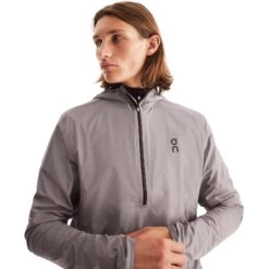 On Running On Waterproof Anorak Men - Zinc -RunGear Elite on waterproof anorak men zinc 5 1531839