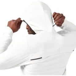 On Running On Waterproof Anorak Men - White -RunGear Elite on waterproof anorak white 8 950031