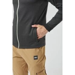 Picture Organic Clothing Picture Shari Full Zip Tech Hoodie - Black -RunGear Elite picture shari fz tech hoodie black 8 1462633