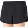 Puma 2 In 1 Woven Running Shorts Women - Puma Black-Fizzy Melon