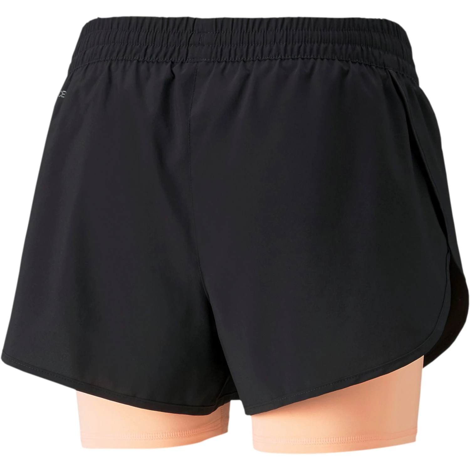 Puma 2 In 1 Woven Running Shorts Women - Puma Black-Fizzy Melon 2 Puma 2 In 1 Woven Running Shorts Women - Puma Black-Fizzy Melon - Image 2