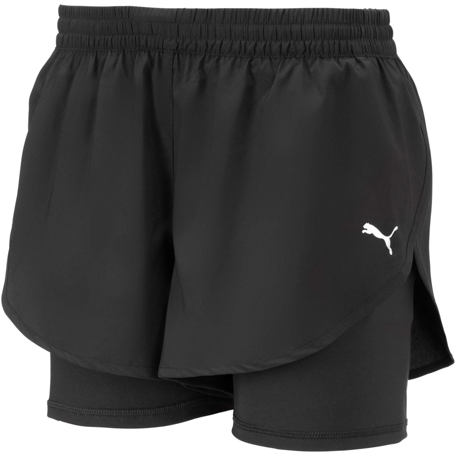 Puma 2 In 1 Woven Running Shorts Women - Puma Black-Puma Black 1 Puma 2 In 1 Woven Running Shorts Women - Puma Black-Puma Black