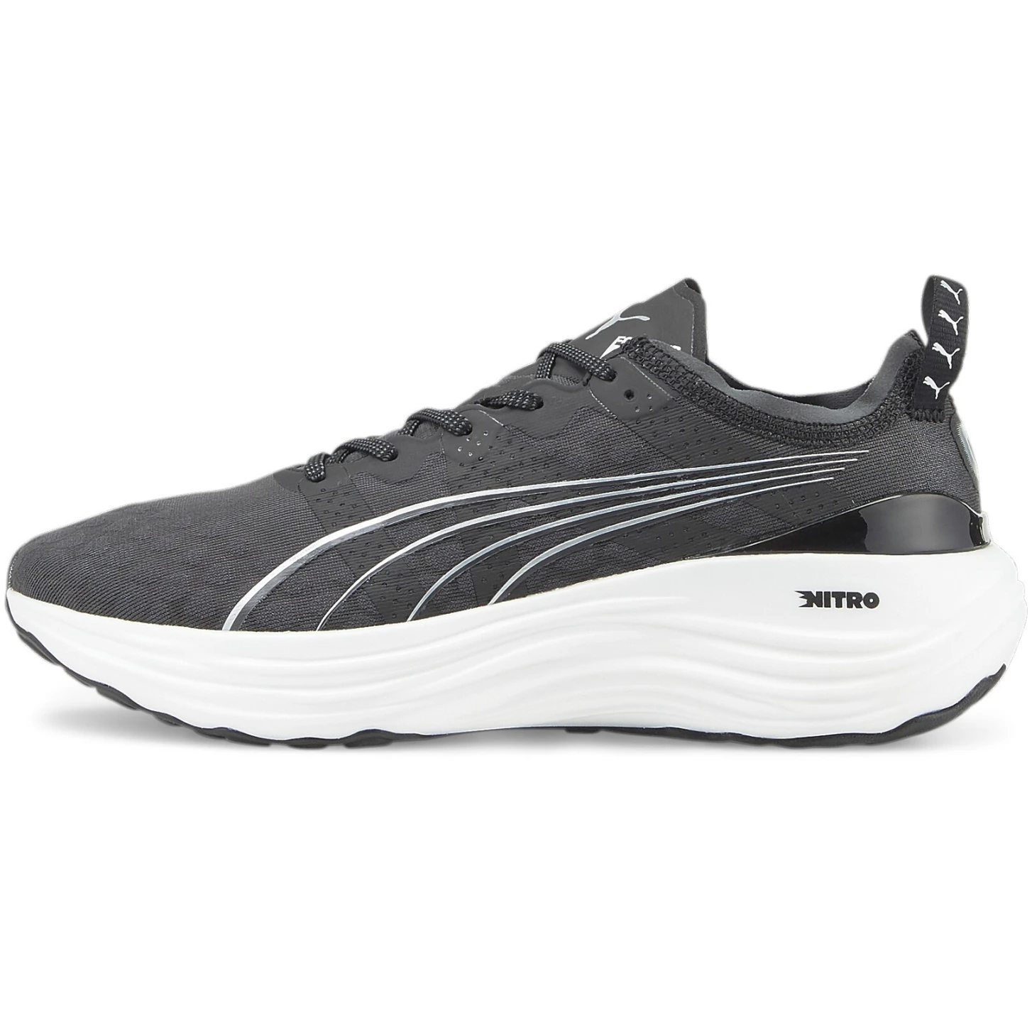 Puma ForeverRun Nitro Running Shoes Men - Puma Black 2 Puma ForeverRun Nitro Running Shoes Men - Puma Black - Image 2