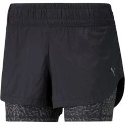 Puma Marathon 2-in-1 Woven Running Shorts Women - Puma Black