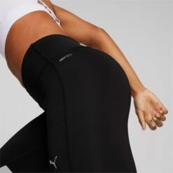 Puma Run Favorite Reg Rise Long Tights Women - Puma Black-Spring Lavender -RunGear Elite puma run favorite reg rise long womens tights puma black spring lavender 4 1389976