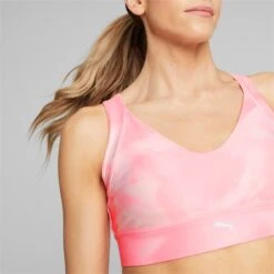 Puma Ultraform High Impact Running Sports Bra Women - Koral Ice -RunGear Elite puma ultraform high impact womens running sports bra koral ice 4 1503133