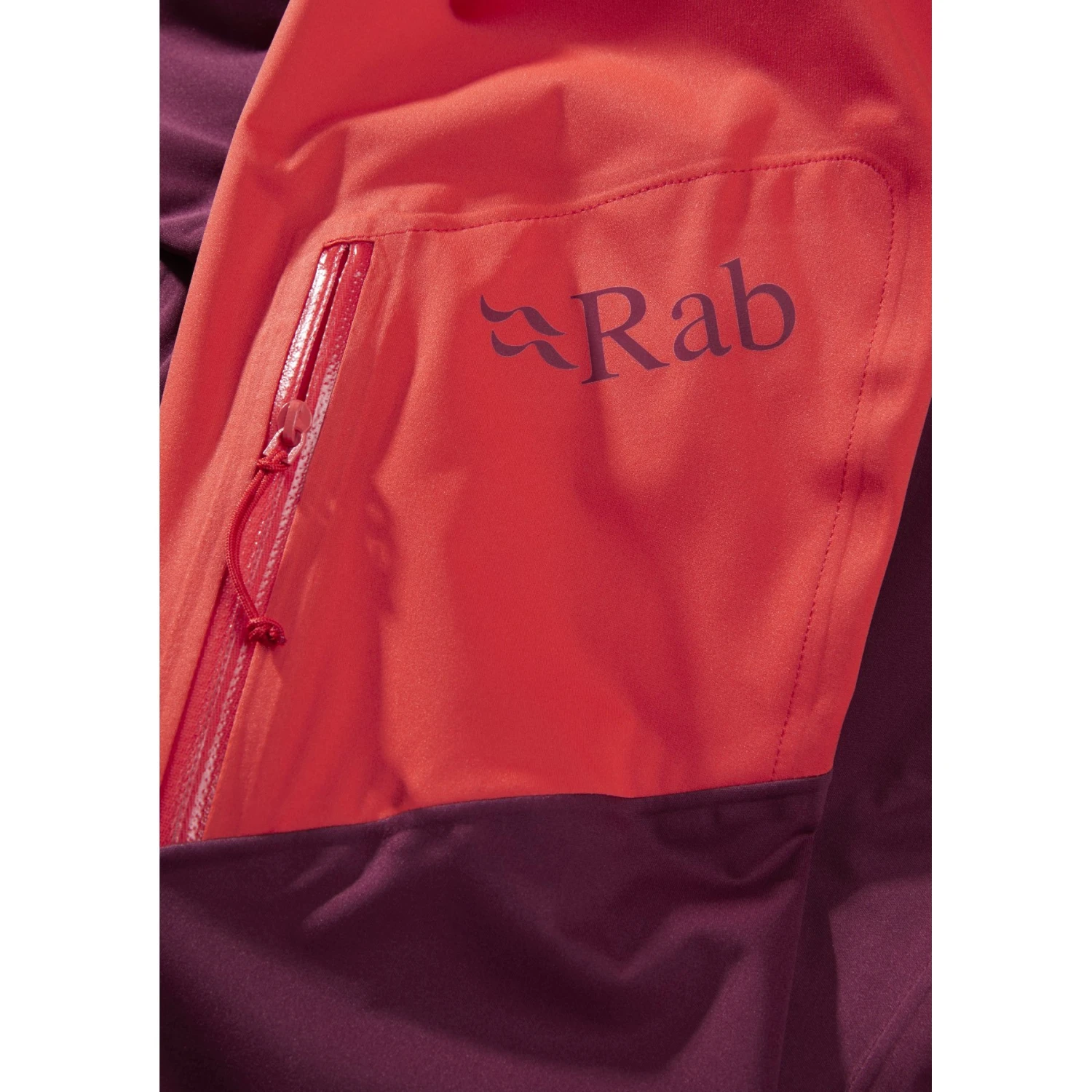 Rab Kinetic Ultra Women's Jacket - Red Grapefruit/deep Heather 6 Rab Kinetic Ultra Women's Jacket - Red Grapefruit/deep Heather - Image 6