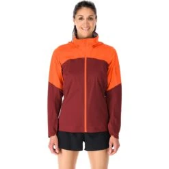 Rab Kinetic Ultra Women's Jacket - Red Grapefruit/deep Heather