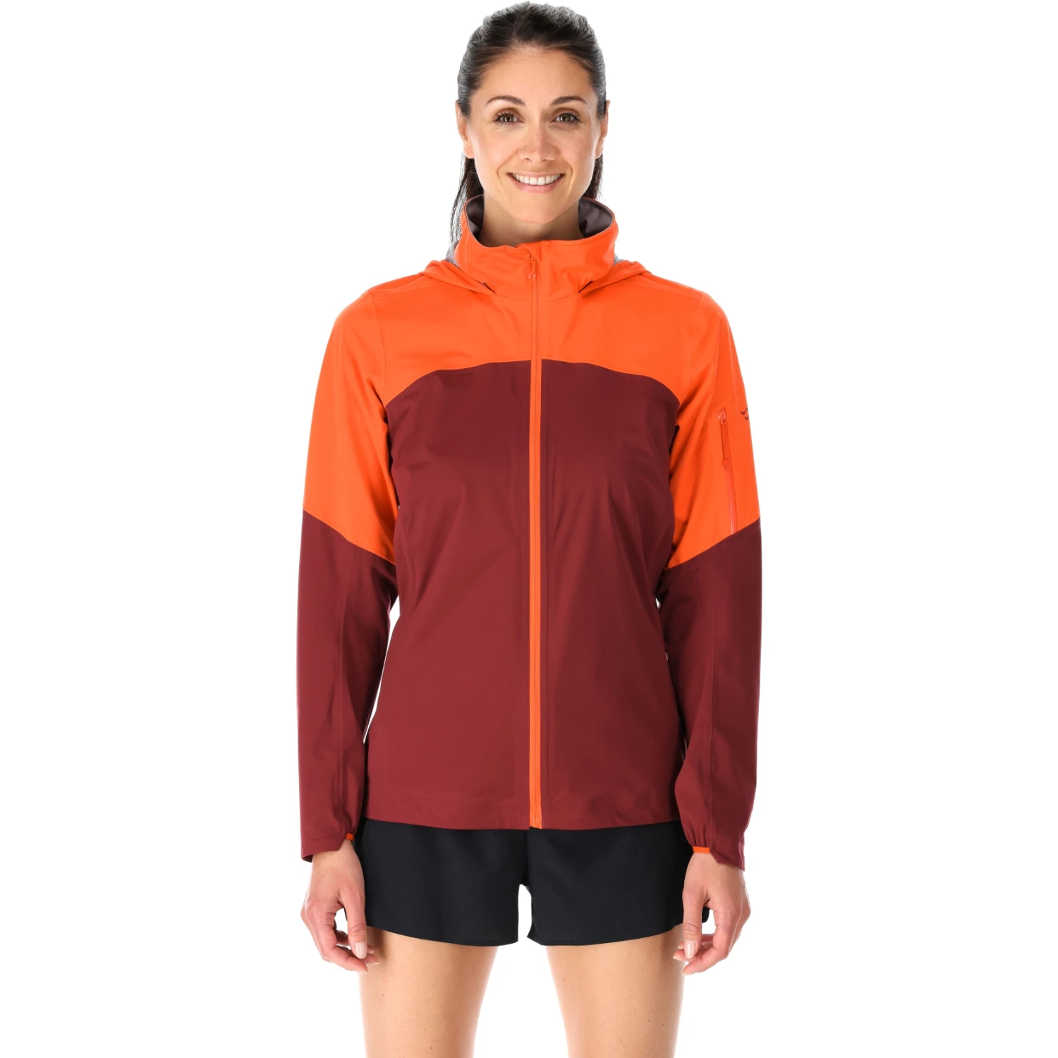 Rab Kinetic Ultra Women's Jacket - Red Grapefruit/deep Heather 1 Rab Kinetic Ultra Women's Jacket - Red Grapefruit/deep Heather