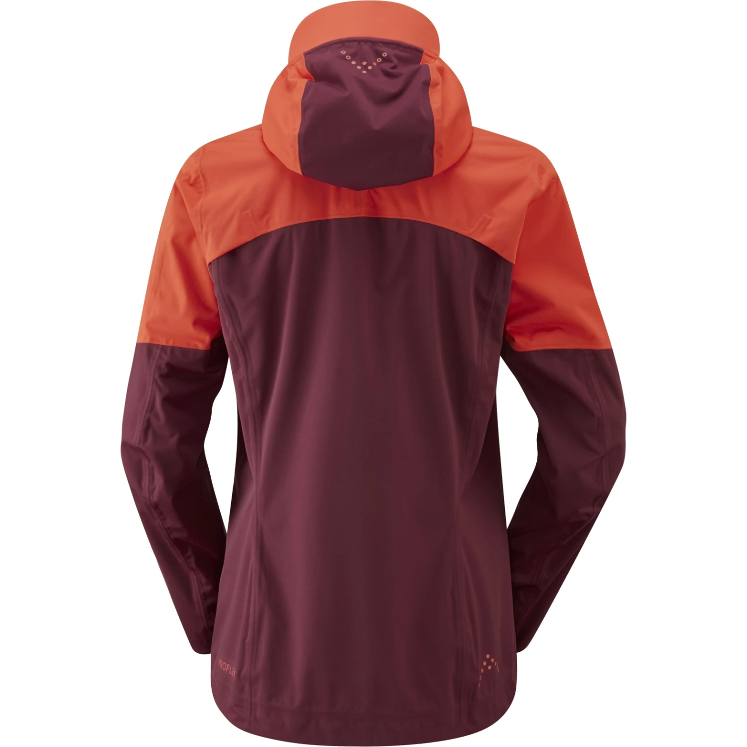 Rab Kinetic Ultra Women's Jacket - Red Grapefruit/deep Heather 4 Rab Kinetic Ultra Women's Jacket - Red Grapefruit/deep Heather - Image 4