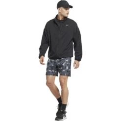 Reebok Running Woven Wind Jacket - Black -RunGear Elite reebok running woven wind jkt men black 4 1244437
