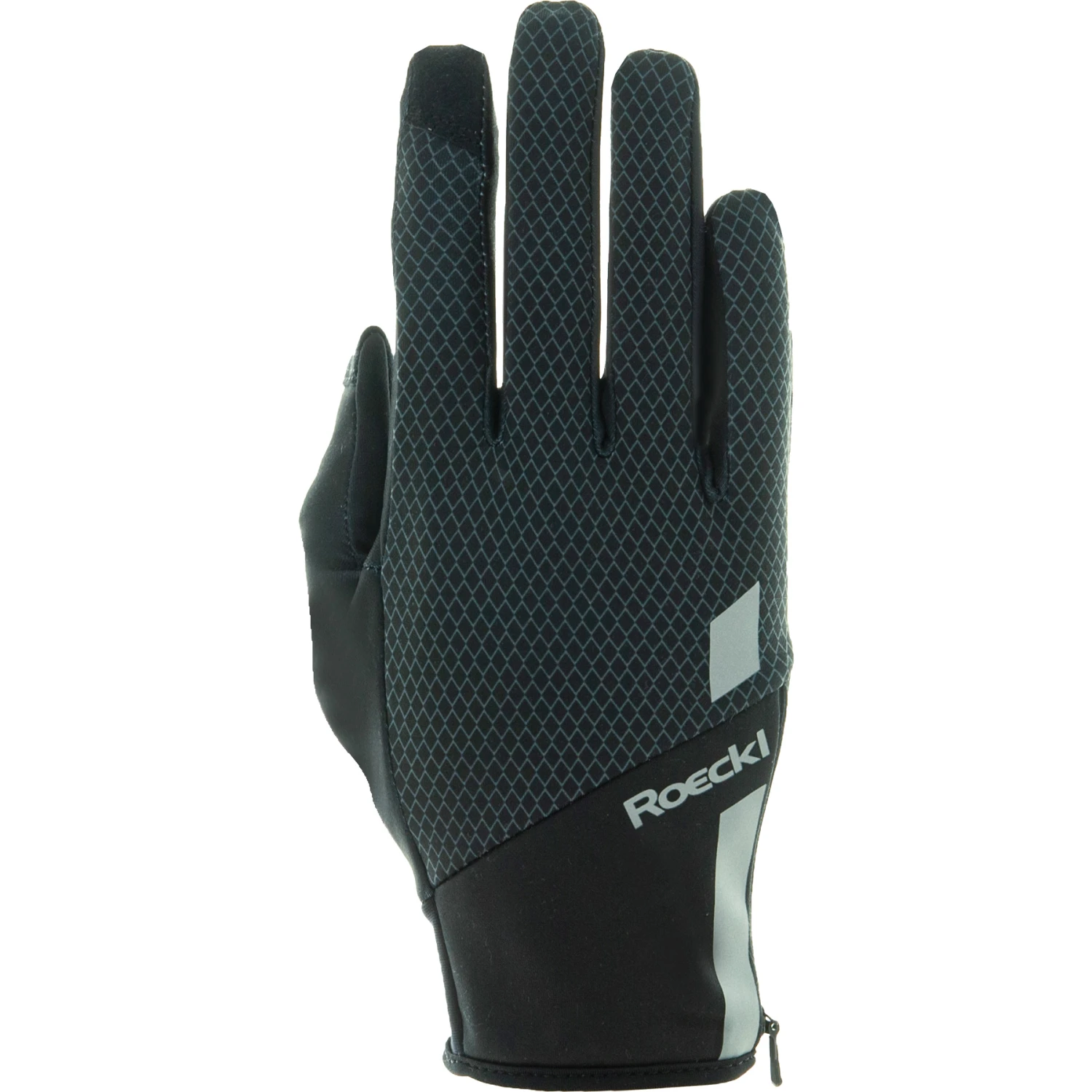 Roeckl Sports Jarvis Running Gloves - Black 0999 1 Roeckl Sports Jarvis Running Gloves - Black 0999