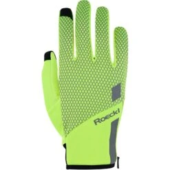 Roeckl Sports Jarvis Running Gloves - Fluo Yellow 2100