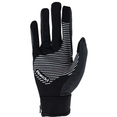 Roeckl Sports Jarvis Running Gloves - Black 0999 2 Roeckl Sports Jarvis Running Gloves - Black 0999 - Image 2