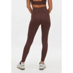 Röhnisch Flattering Curved High Waist Tights Women - Deep Mahogany -RunGear Elite roehnisch flattering curved high waist womens tights deep mahogany 2 1348084