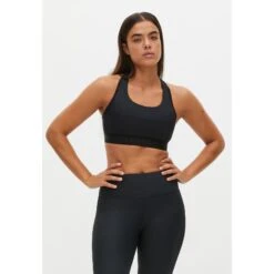 Röhnisch Kay Performance Sports Bra Women - Black -RunGear Elite roehnisch kay performance womens sports bra black 3 1348181